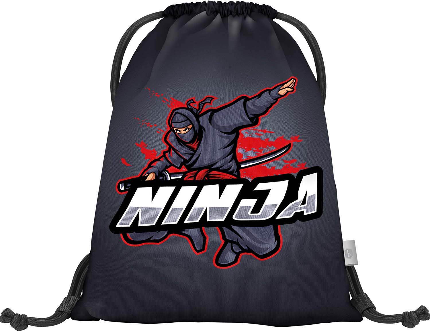 baagl-gym-sacks-ninja-sac-de-gym-gar-on-lavable image 1