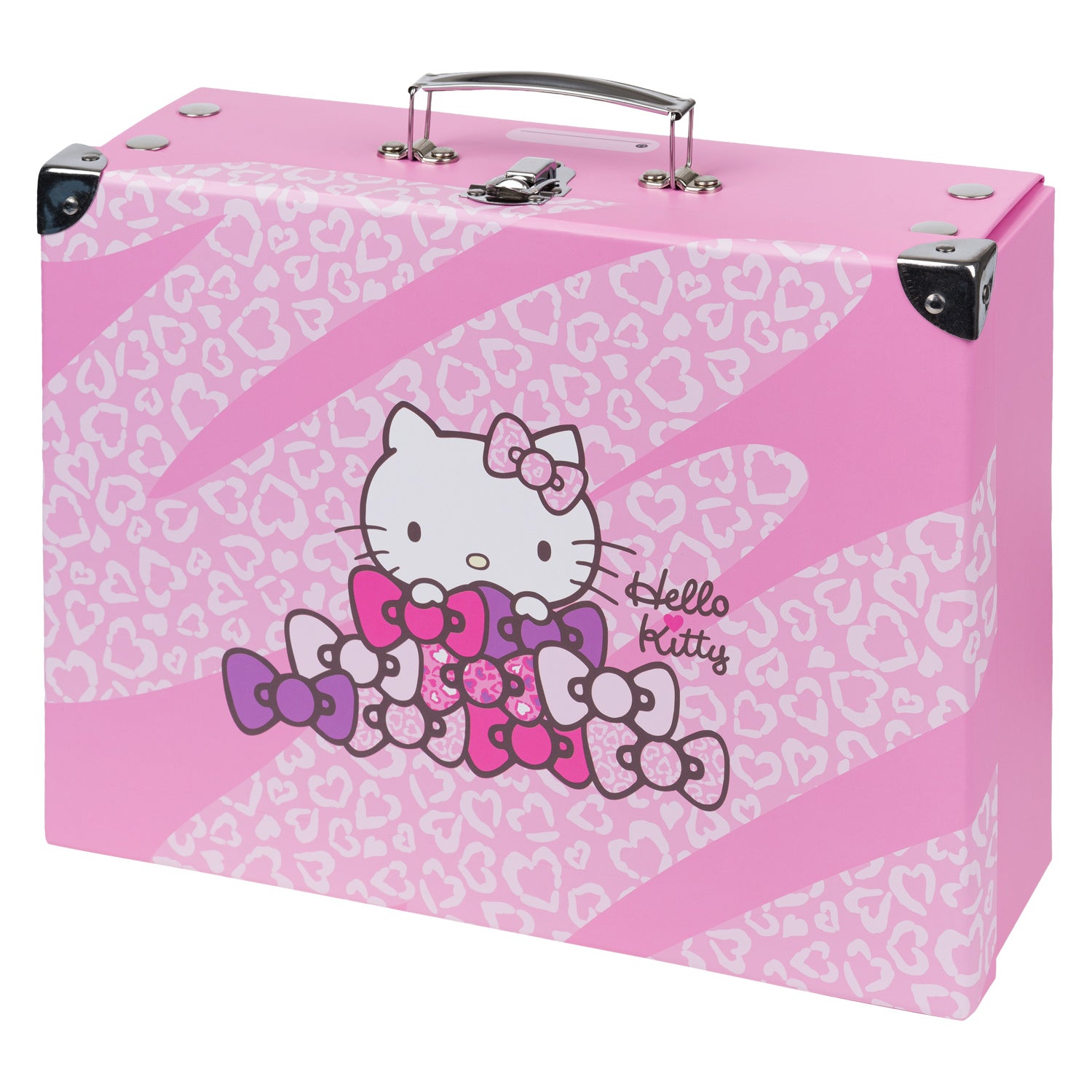 baagl-hello-kitty-sweet-leopard-mallette-pliable-fille image 1