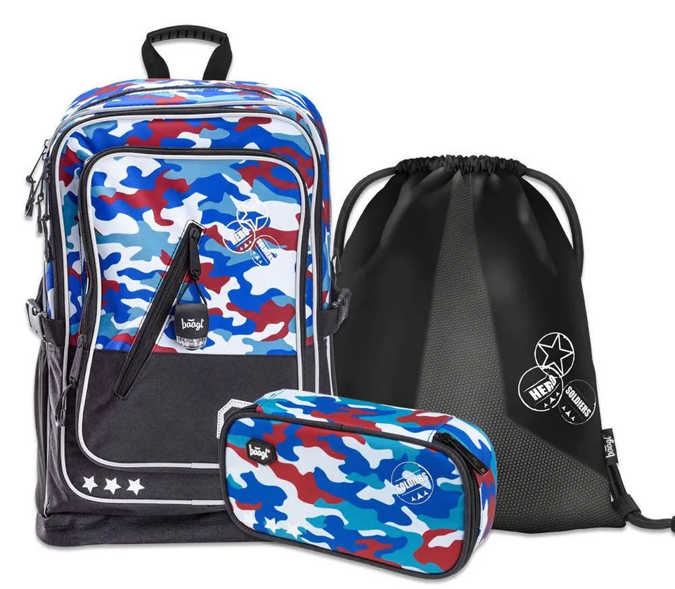 baagl-cubic-army-ensemble-scolaire-3-pi-ces-army image 1