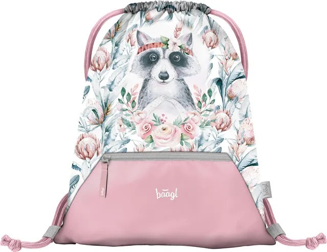 baagl-raccoon-sac-de-gym-poche-zipp-e-mousqueton image 1