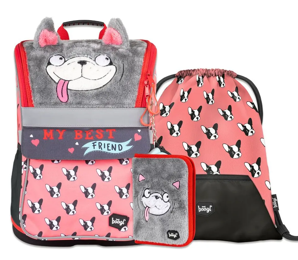 baagl-zippy-doggie-set-cartable-cp-18-l-chien image 1