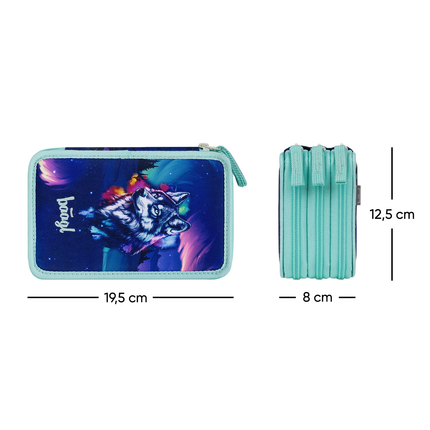 baagl-aurora-trousse-3-compartiments-fille-vide image 6