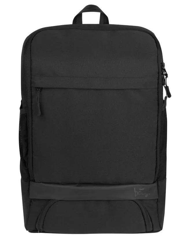 baagl-city-rpet-black-sac-dos-noir-recycl-15-5-l image 1