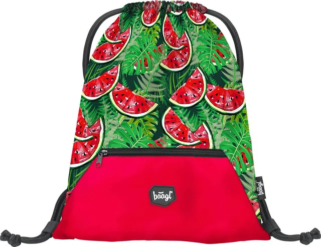 baagl-gym-sacks-melon-sac-gym-poche-zip image 1