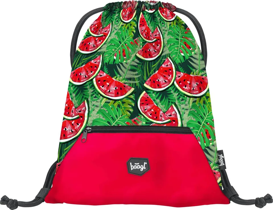 baagl-gym-sacks-melon-sac-gym-poche-zip image 1