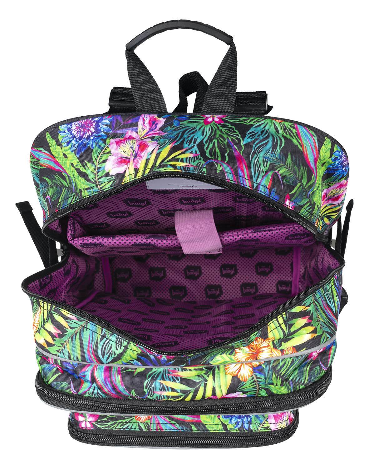 baagl-cubic-tropical-sac-dos-scolaire-29-l-15-pouces image 5