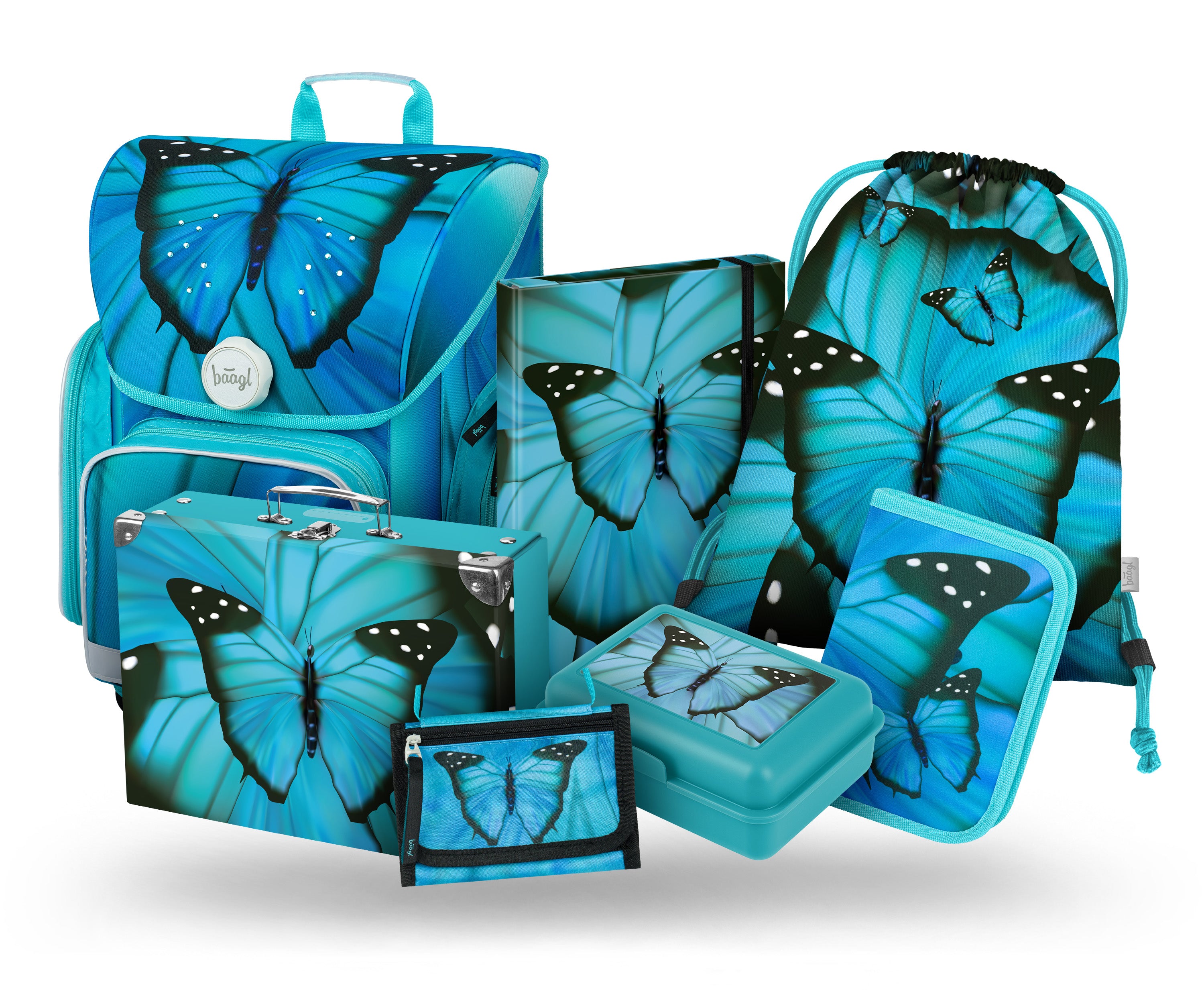 baagl-ergo-butterfly-iii-ensemble-scolaire-papillon-fille image 1