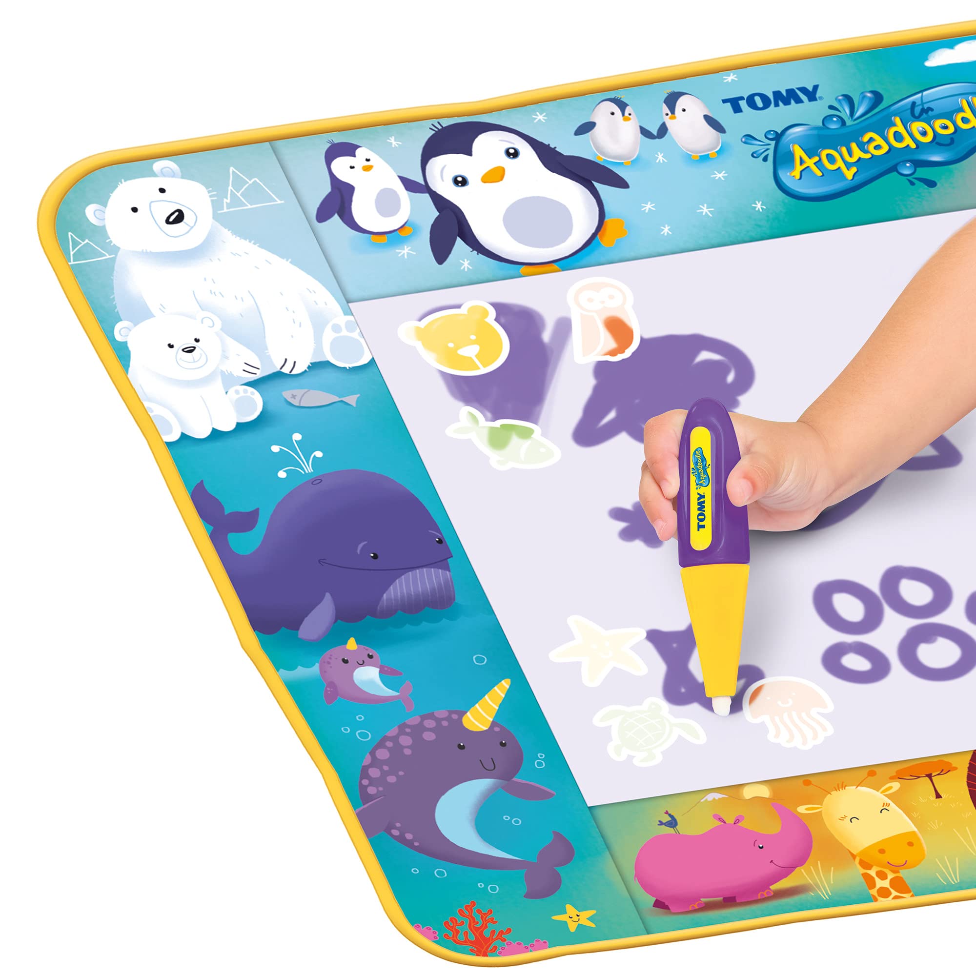 aquadoodle-large-mat-tapis-jeu-eau-animaux-75x55-cm-18-mois image 3