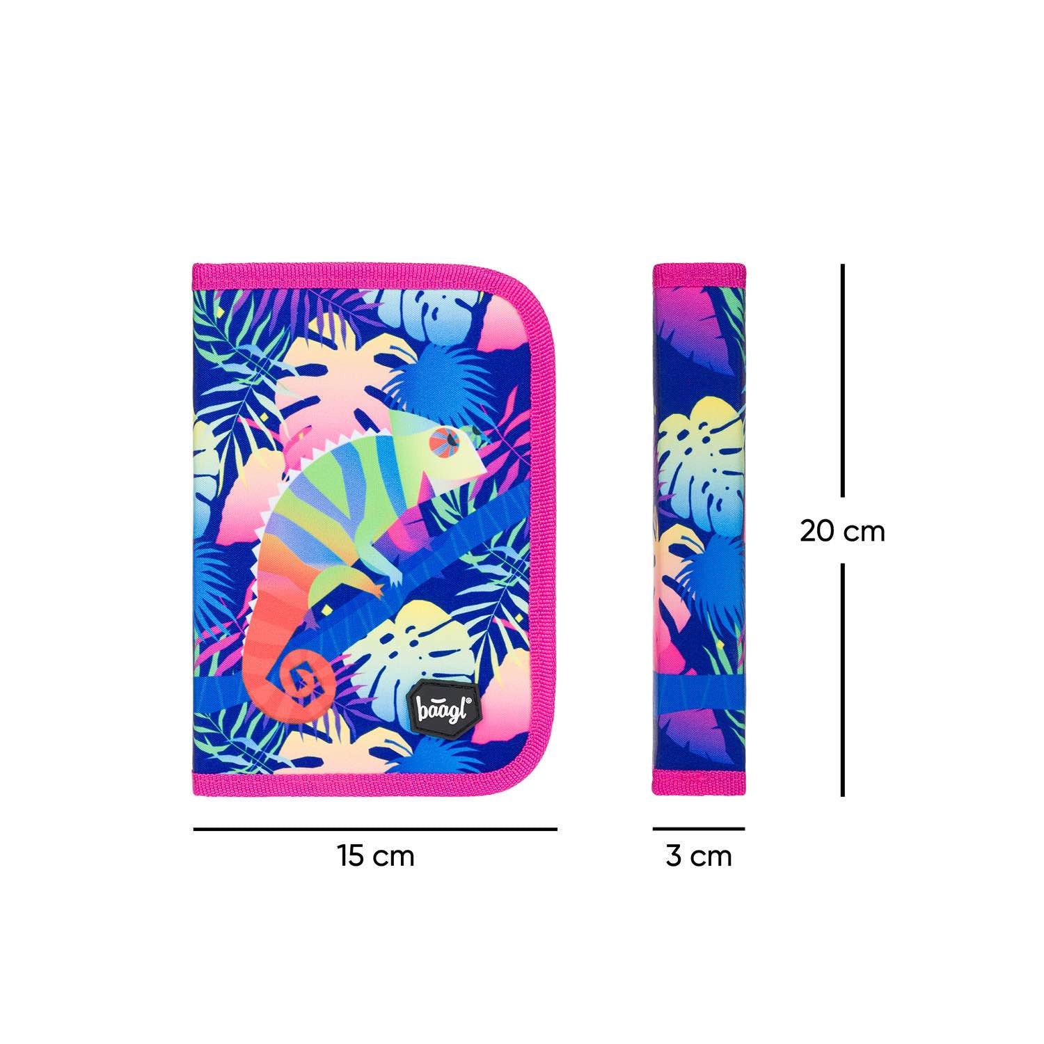 baagl-chameleon-trousse-scolaire-1-compartiment-vide image 4