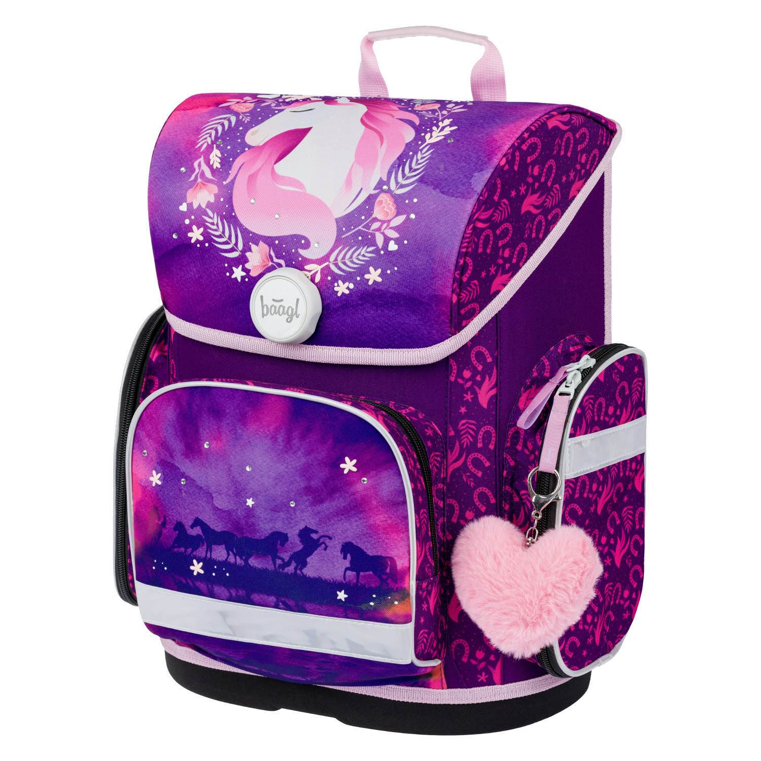 baagl-ergo-horse-cartable-19-l-cheval-fille-cp-magn-tique image 2