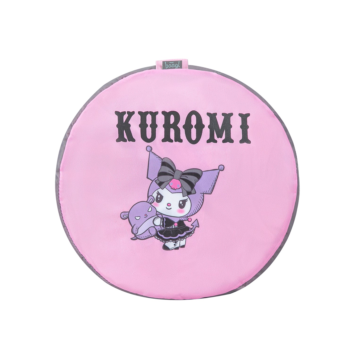 baagl-hoop-kuromi-sac-de-sport-pliable-gris-22-l image 3