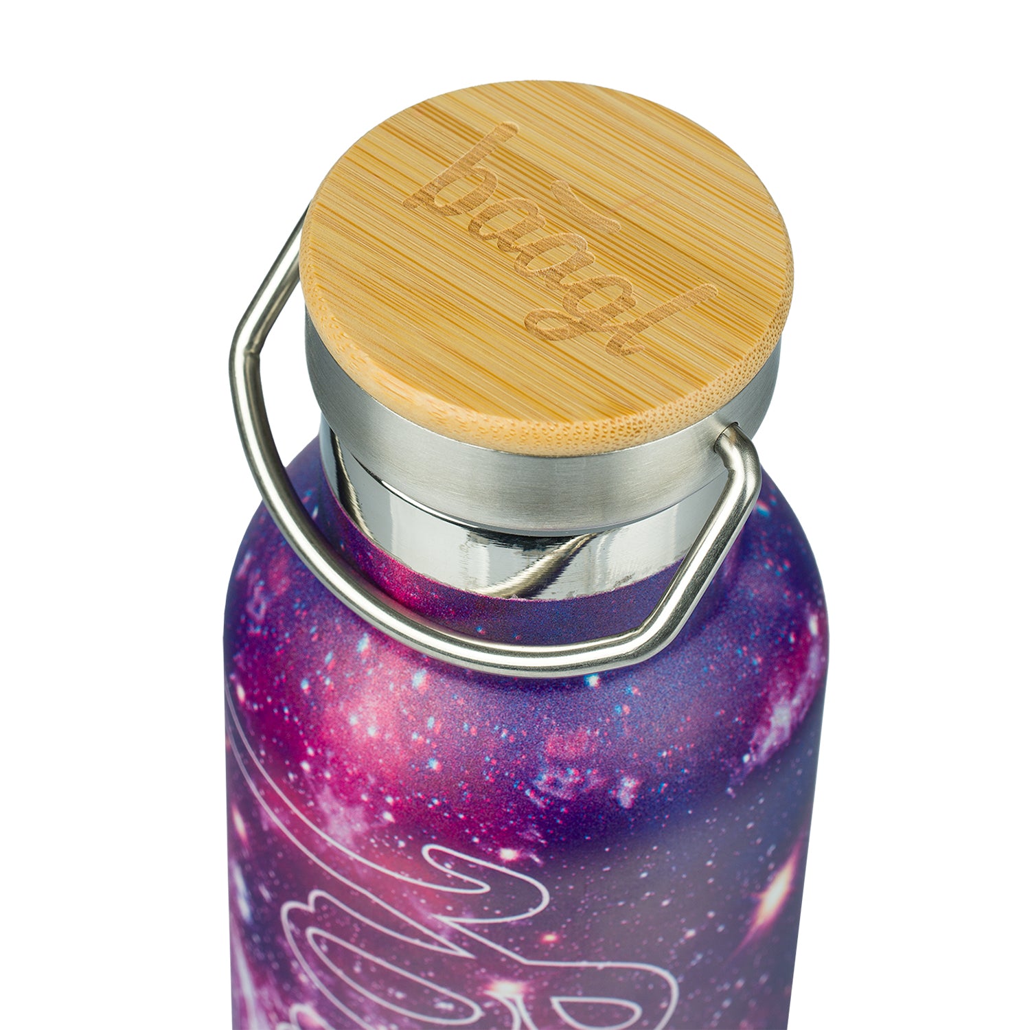 baagl-galaxy-gourde-isotherme-500-ml-couvercle-bambou image 2