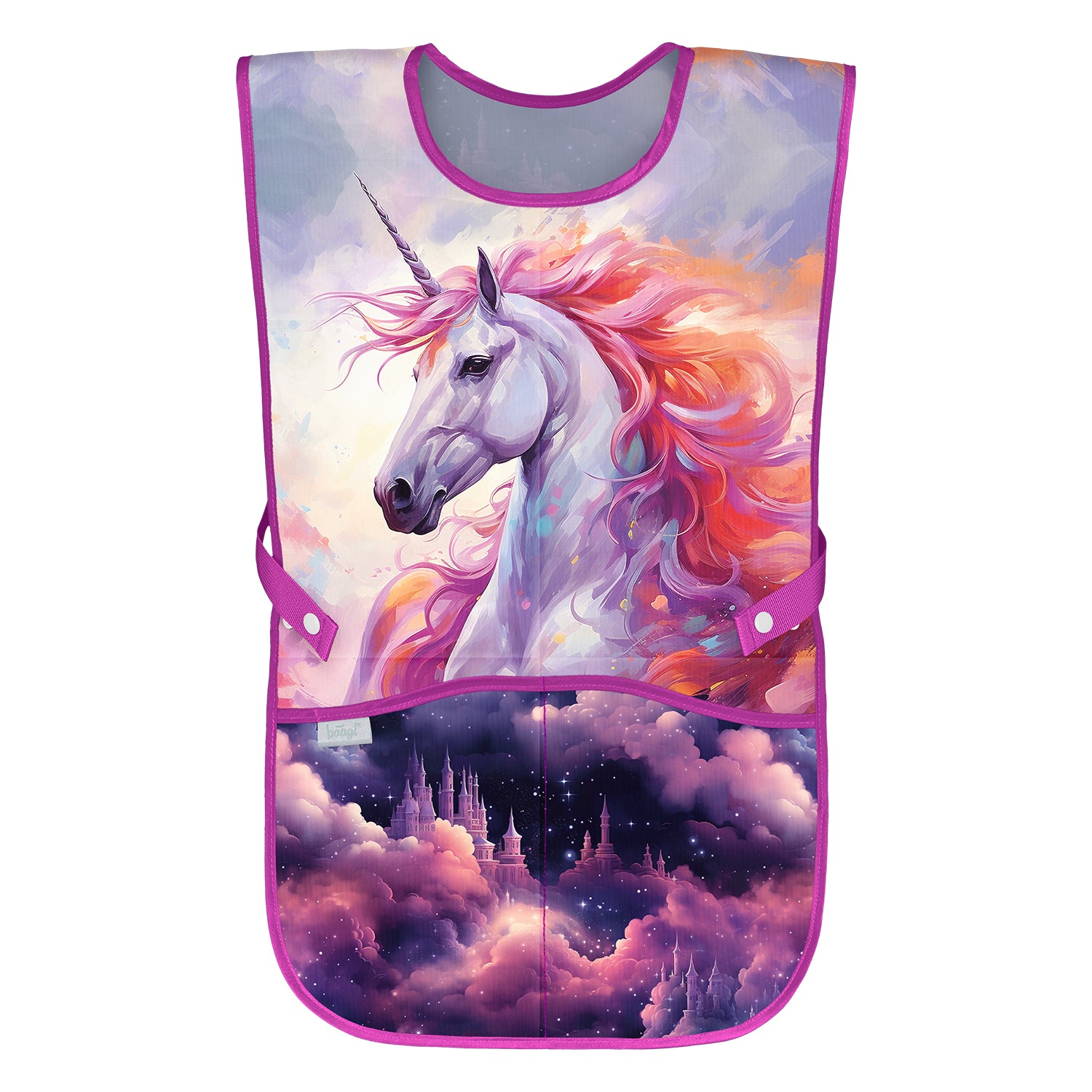 baagl-royal-unicorn-tablier-enfant-poches-lavable image 1