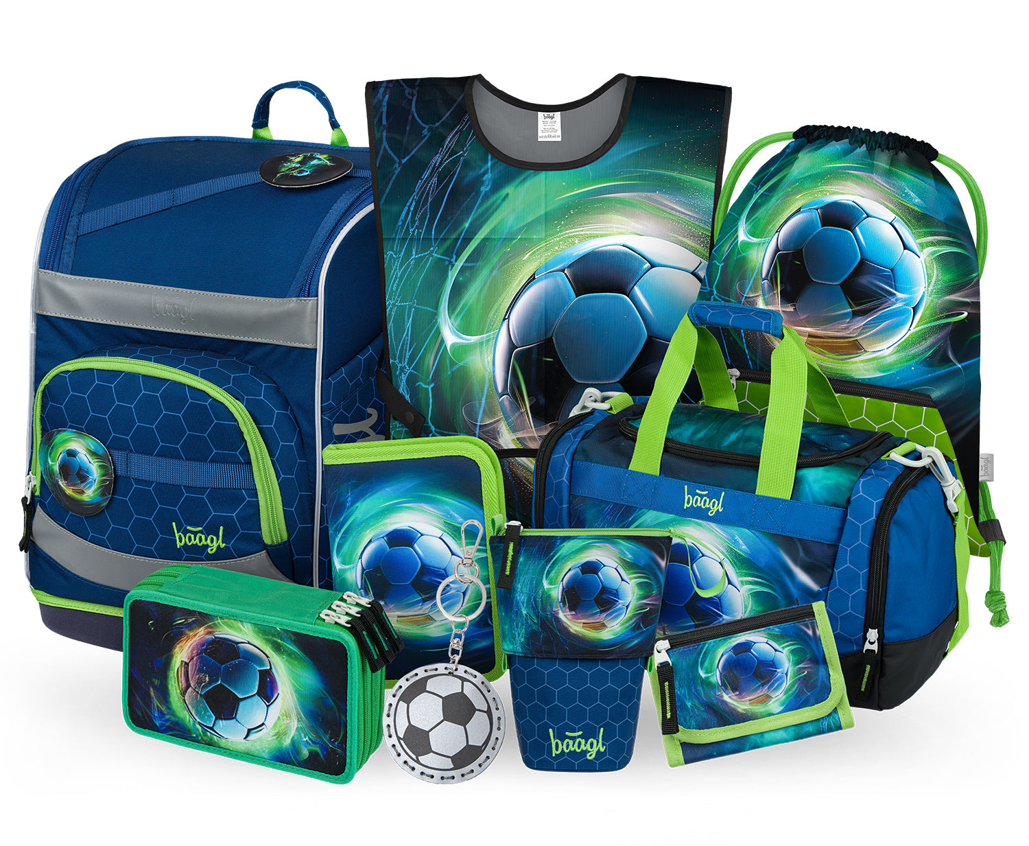 baagl-zippy-plus-ensemble-cartable-foot-soccer-ball-trousse-sac image 1