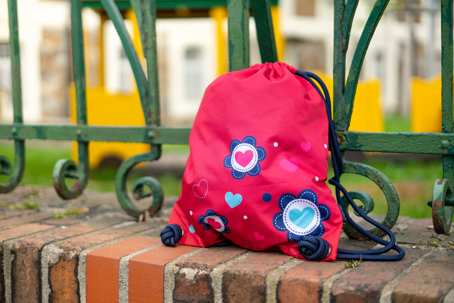 baagl-gym-sacks-little-owls-sac-de-gym-flowers-lavable image 4
