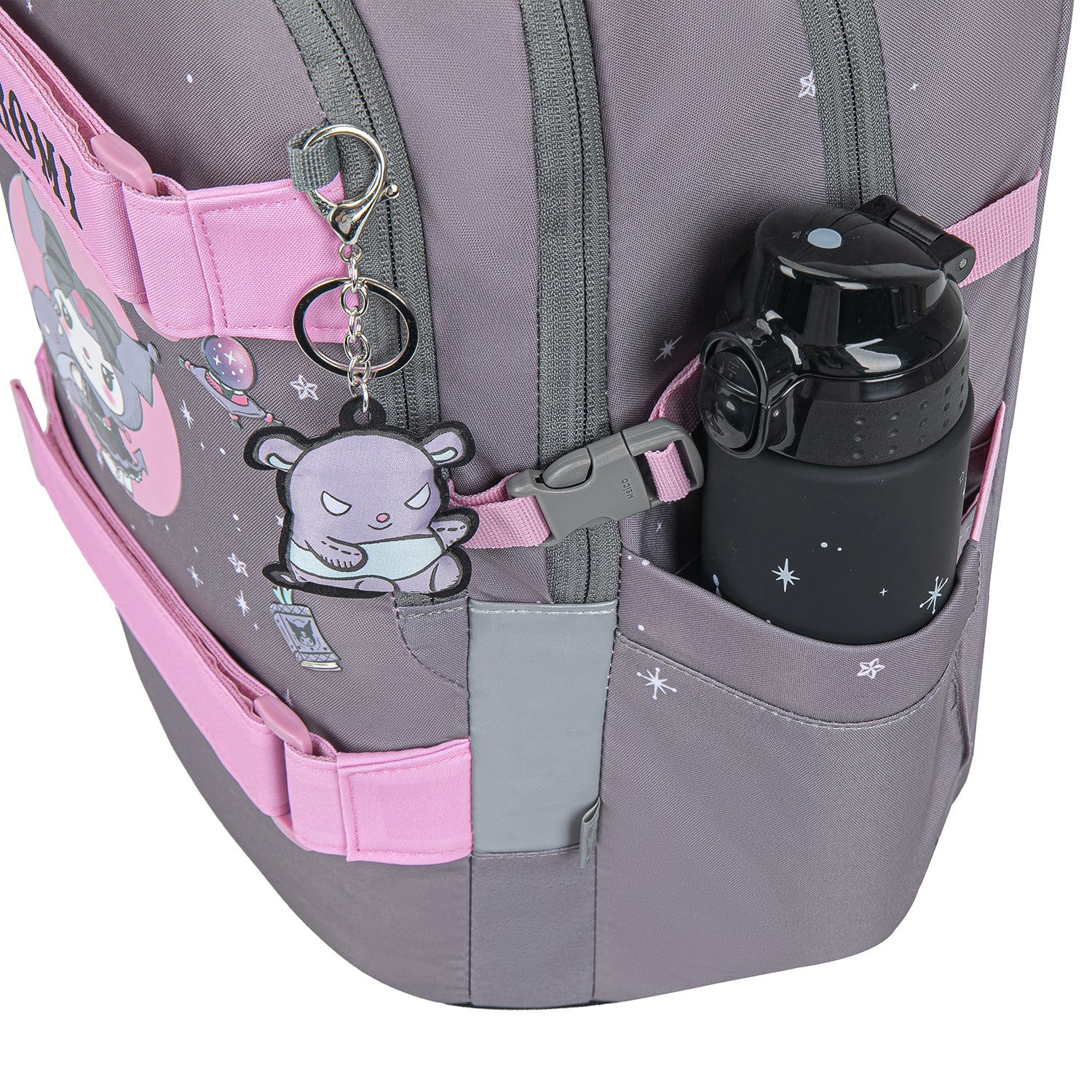 baagl-skate-kuromi-grey-sac-dos-scolaire-fille-3-pi-ces image 6