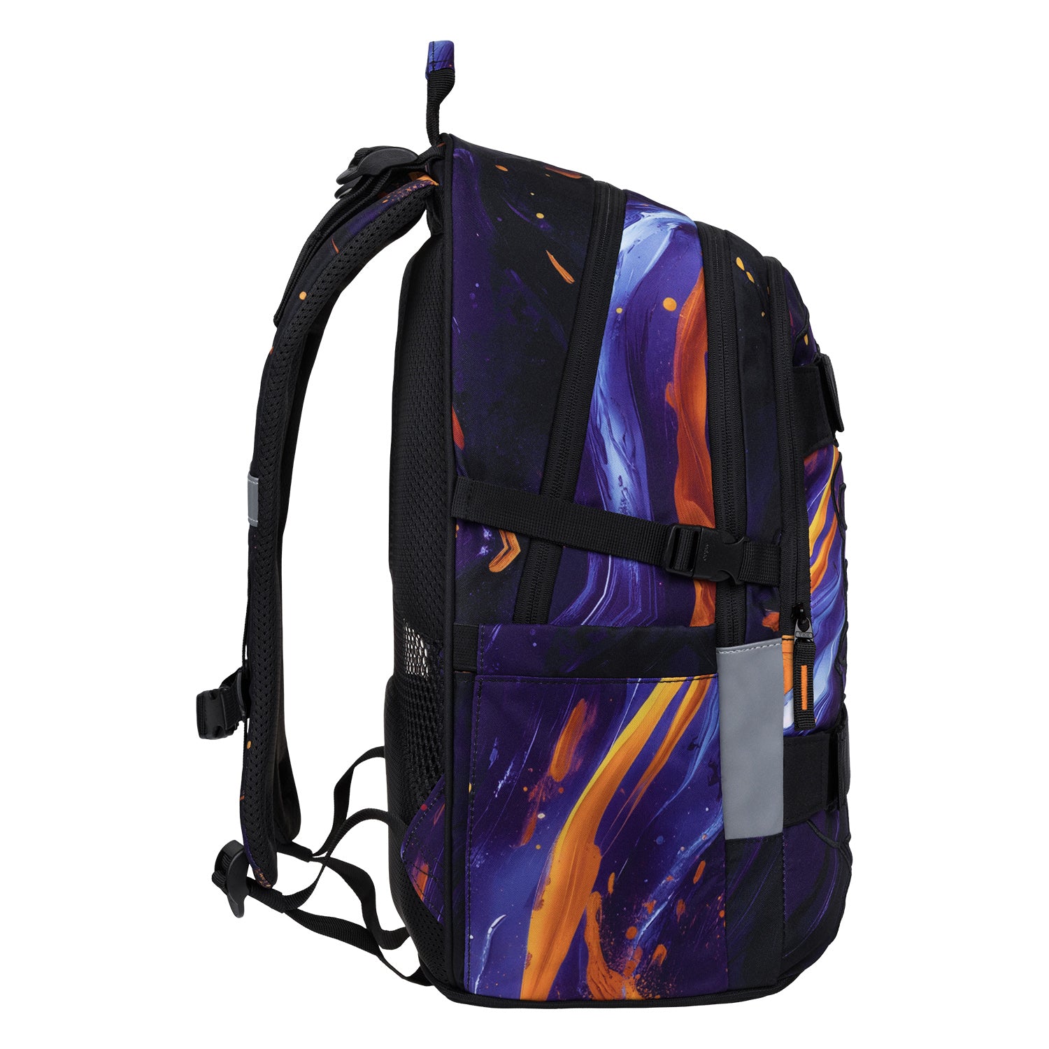 baagl-skate-vibe-sac-dos-scolaire-recycl-poche-pc-15-pouces image 3