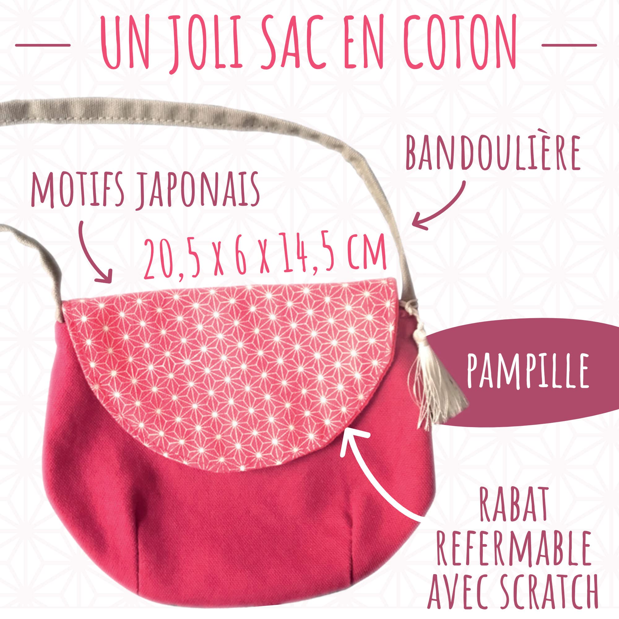 amulette-mon-premier-sac-main-jouet-imitation-rose-16-accessoires image 3