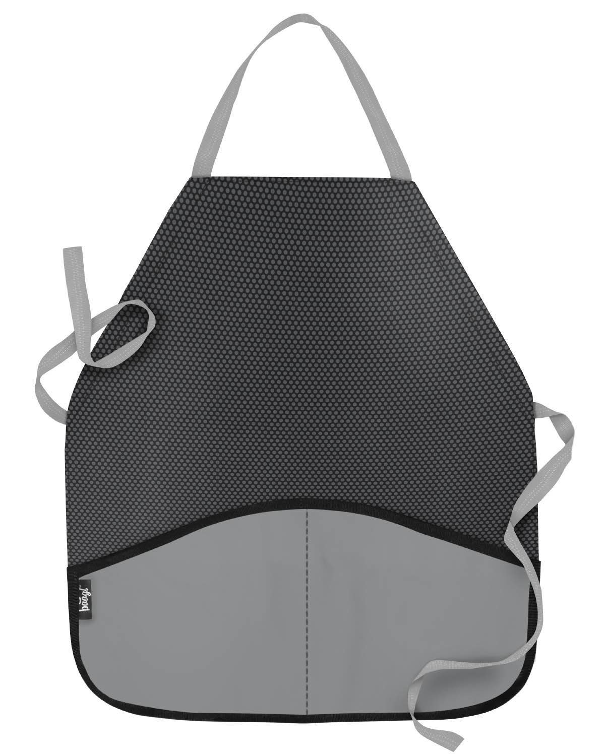 baagl-tablier-enfant-gris-peinture-lavable-2-poches image 1