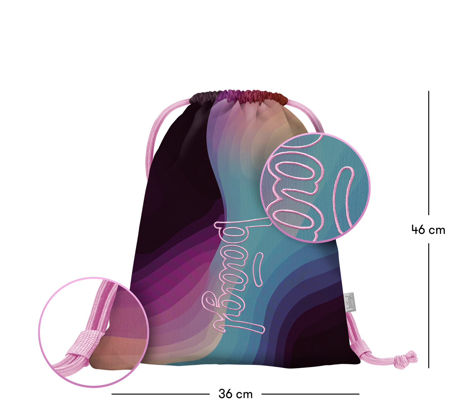 baagl-lyra-sac-gym-sac-chaussures-recycl-lavable image 3
