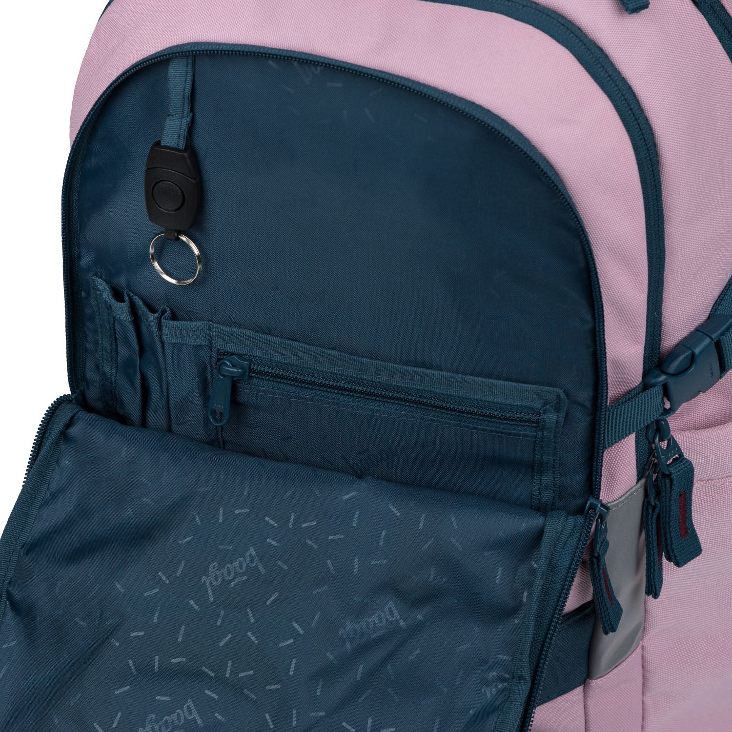 baagl-skate-rose-set-scolaire-sac-dos-trousse-recycl image 8