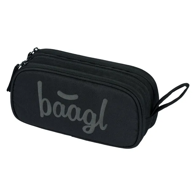 baagl-student-black-trousse-tudiante-noire-3-zips image 1