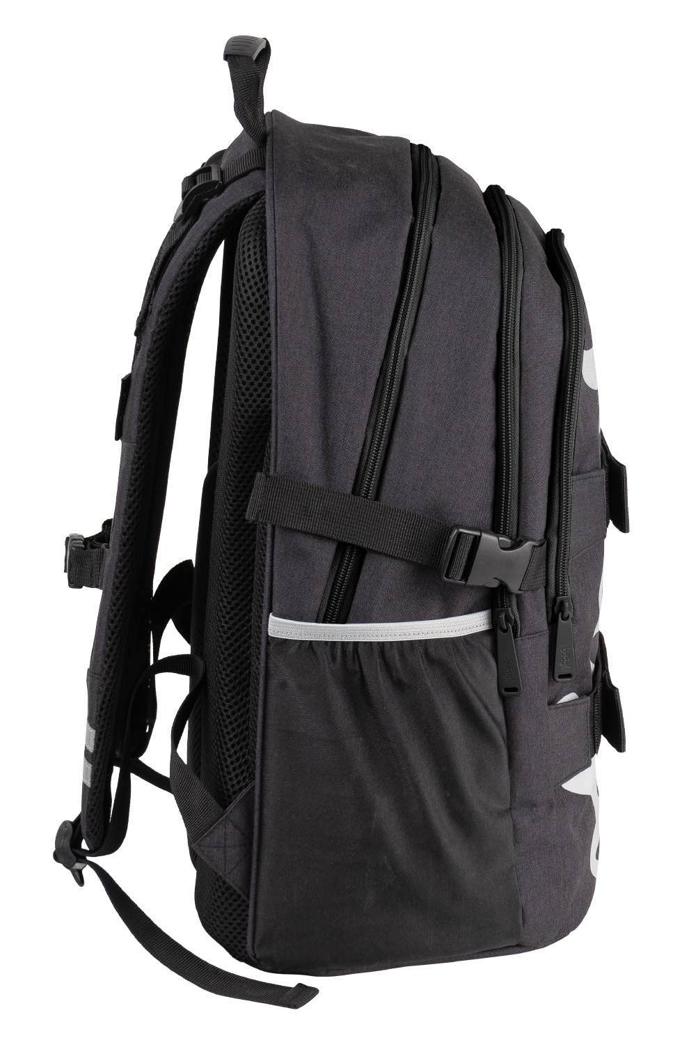 baagl-skate-black-sac-dos-scolaire-25-l-noir-15-pouces image 3
