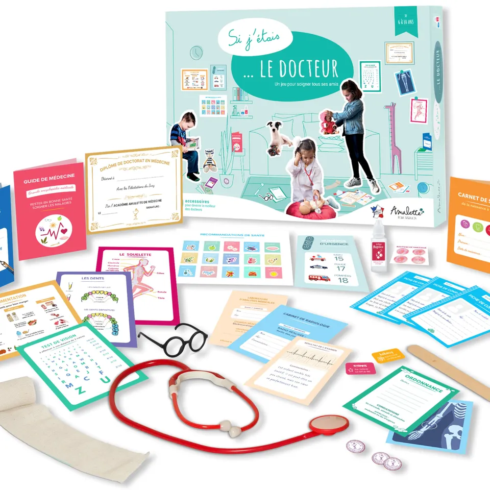 amulette-si-j-tais-docteur-coffret-jeu-50-accessoires-6-10-ans image 1