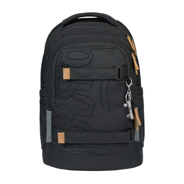 baagl-skate-max-darkness-sac-dos-scolaire-noir-r-glable image 1