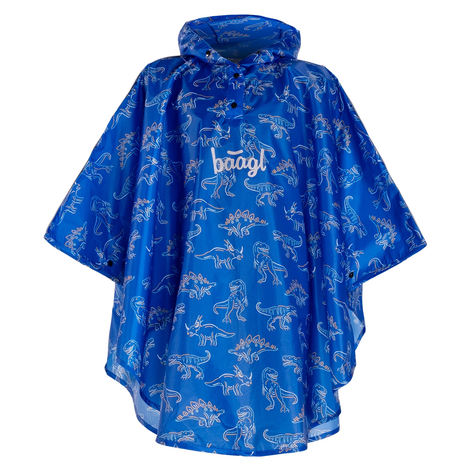 baagl-dino-poncho-pluie-enfant-xs-dinosaure-r-fl-chissant image 1