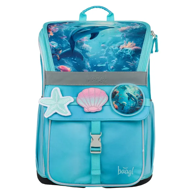 baagl-zippy-dolphin-cartable-18-l-dauphin-fille image 1