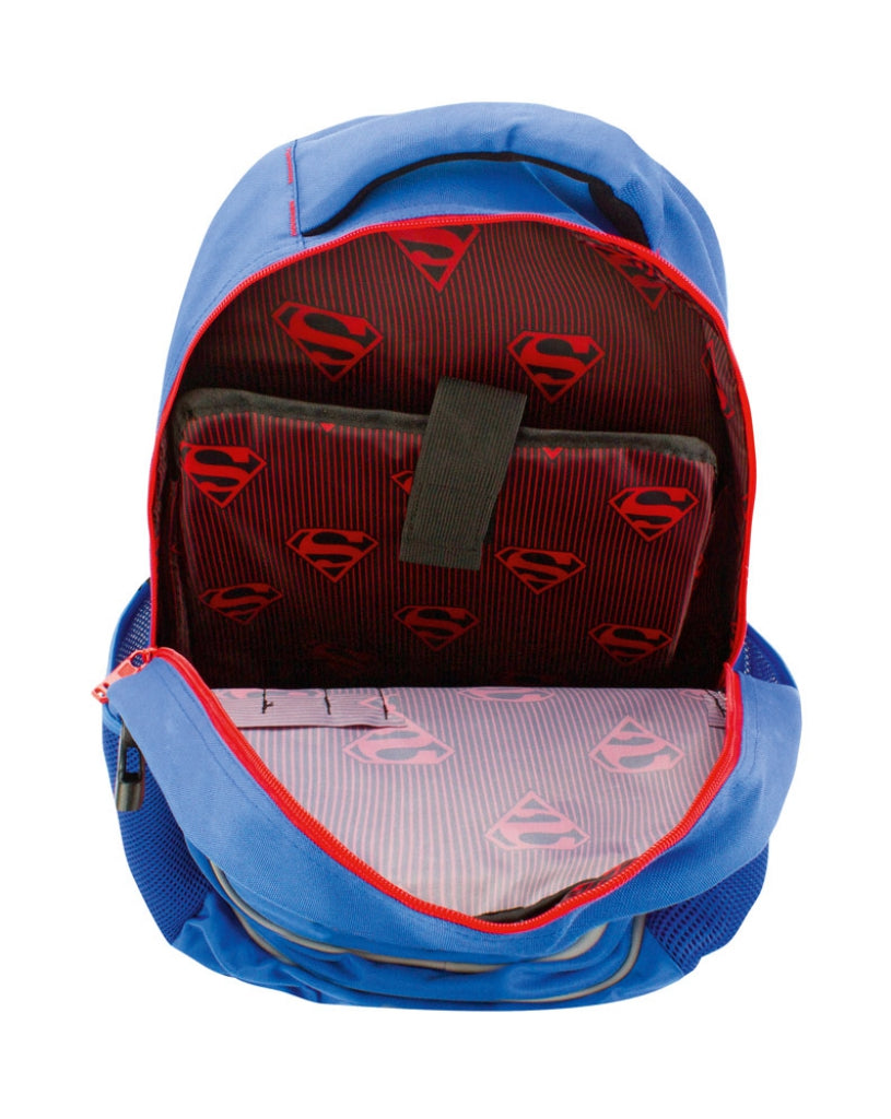 baagl-superman-sac-dos-scolaire-grand-avec-poncho image 6