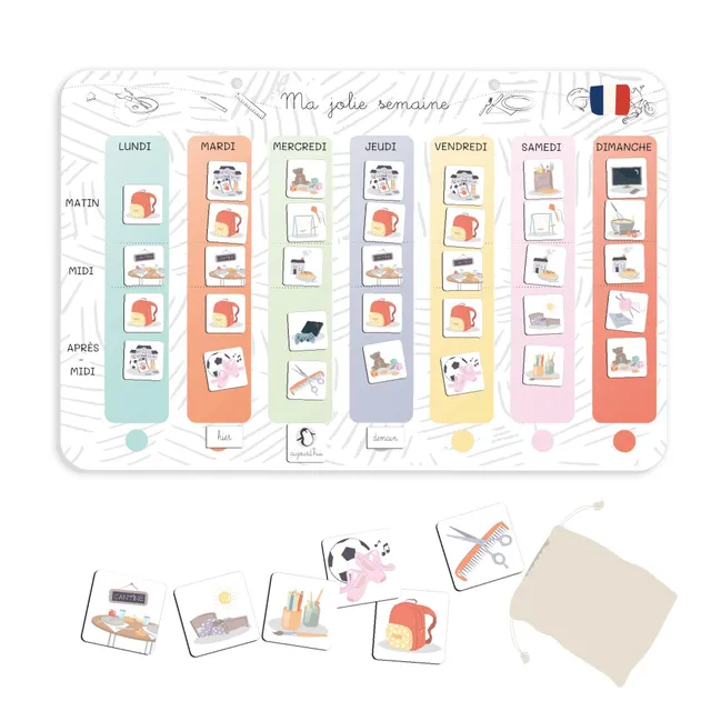 atelier-gigogne-semainier-enfant-magn-tique-3-8-ans-64-magnets image 1