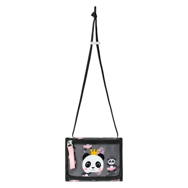 baagl-panda-portefeuille-enfant-panda-scratch-tour-de-cou image 1