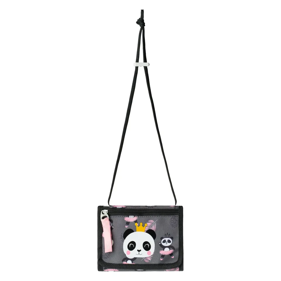 baagl-panda-portefeuille-enfant-panda-scratch-tour-de-cou image 1