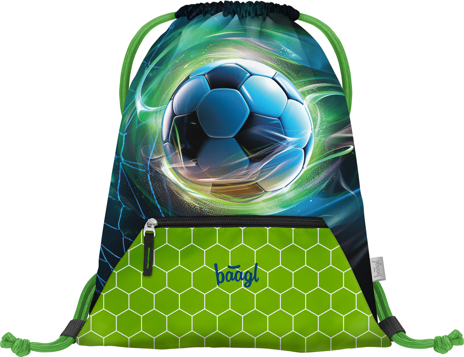 baagl-football-ball-sac-gym-enfant-poche-zip-ballon-foot image 1