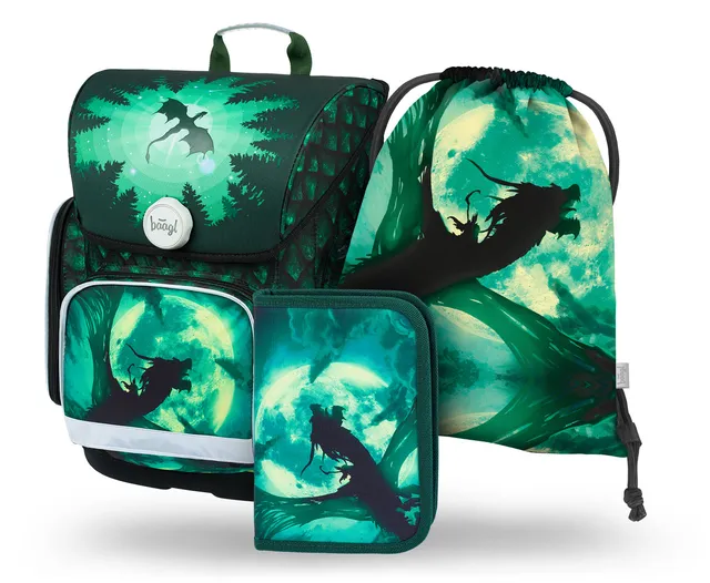 baagl-ergo-dragon-set-cartable-trousse-sac-gym image 1