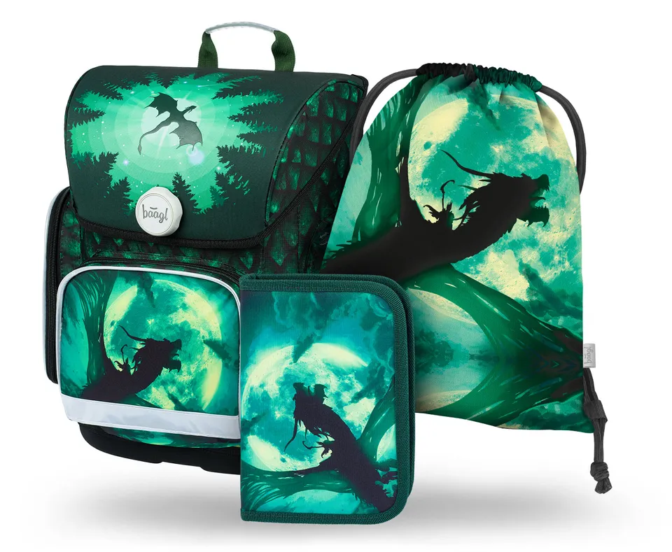 baagl-ergo-dragon-set-cartable-trousse-sac-gym image 1