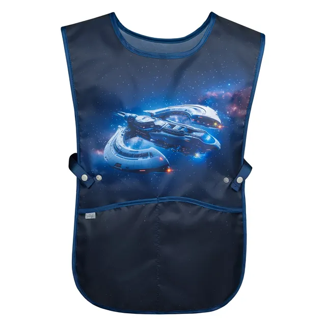 baagl-spacecraft-tablier-enfant-cole-peinture-lavable image 1