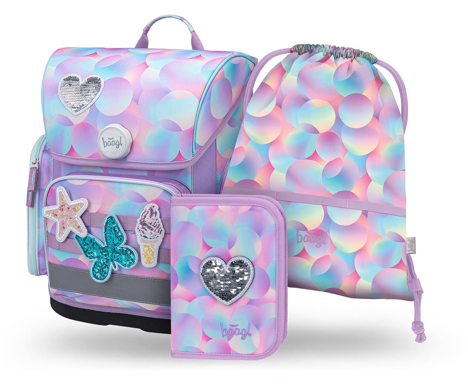 baagl-ergo-candy-ensemble-cartable-fille-19l-3-pi-ces image 1