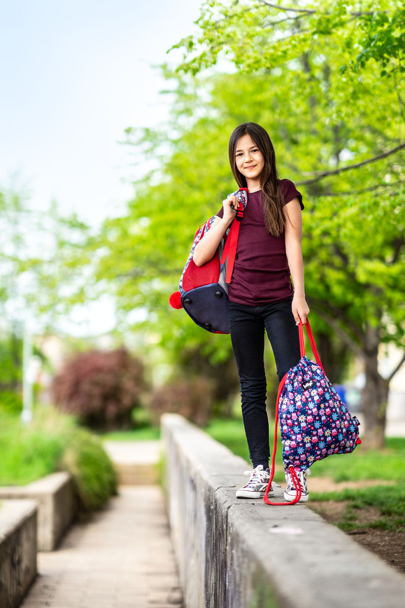 baagl-gym-sac-de-gym-happy-owls-hiboux-lavable image 7