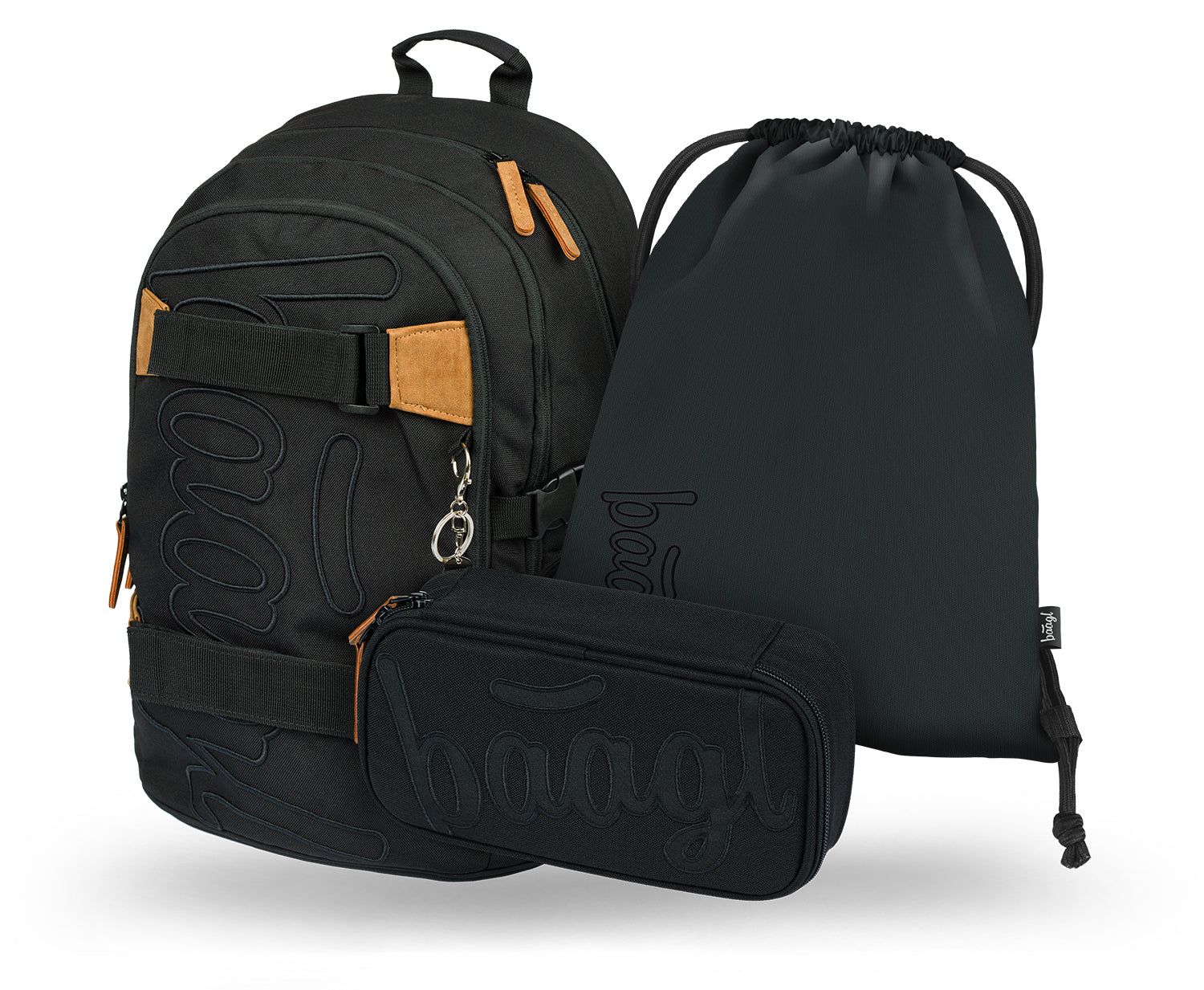 baagl-skate-darkness-kit-scolaire-3-pi-ces-sac-recycl image 1