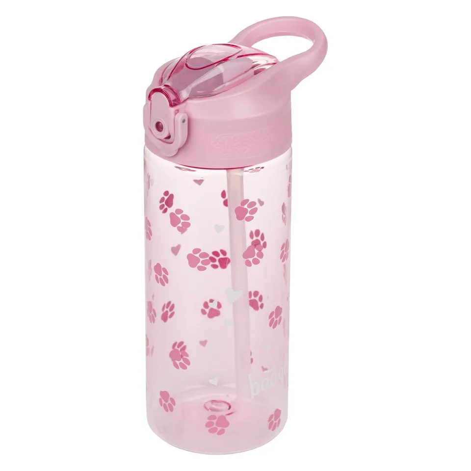 baagl-drinking-bottles-paws-gourde-paille-500-ml-tritan image 1