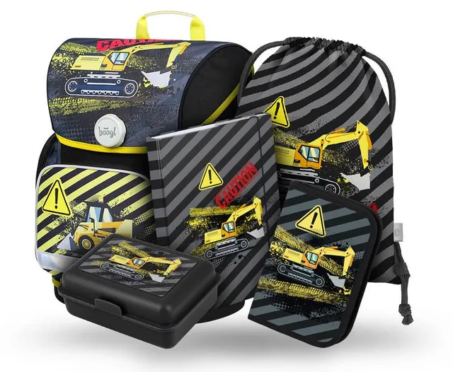 baagl-school-sets-ergo-digger-ii-cartable-magn-tique-4-pi-ces image 1
