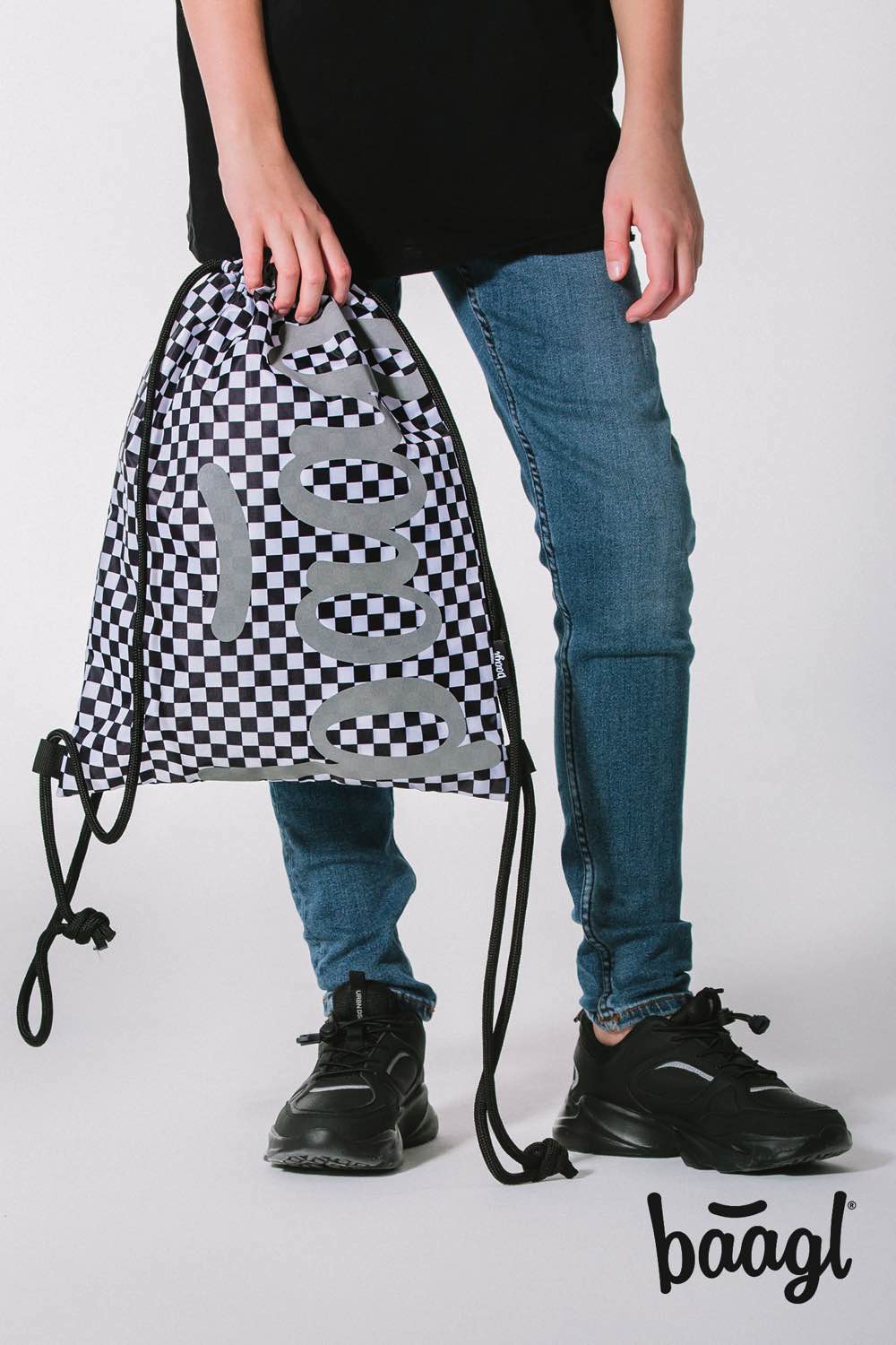 baagl-skate-checked-sac-gym-enfant-cordons-phosphorescent image 6
