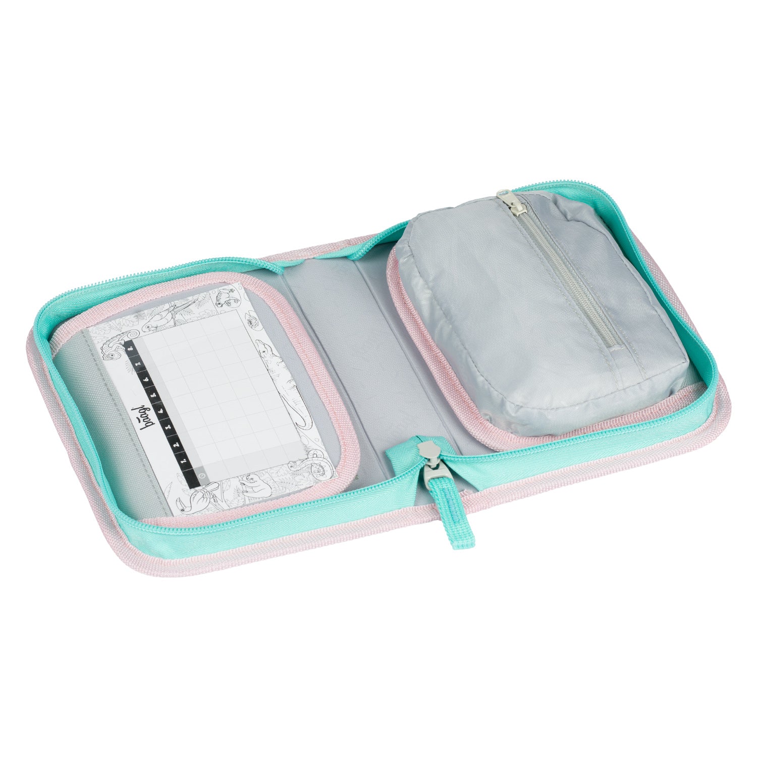 baagl-classic-pink-rainbow-trousse-1-compartiment-rose image 4
