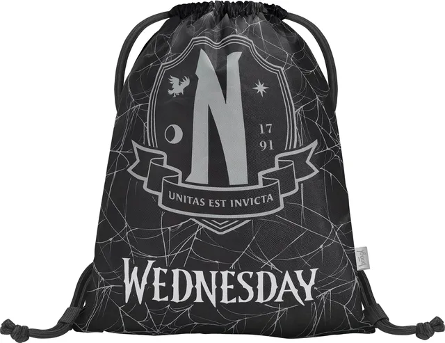 baagl-sac-gym-wednesday-nevermore-lavable image 1