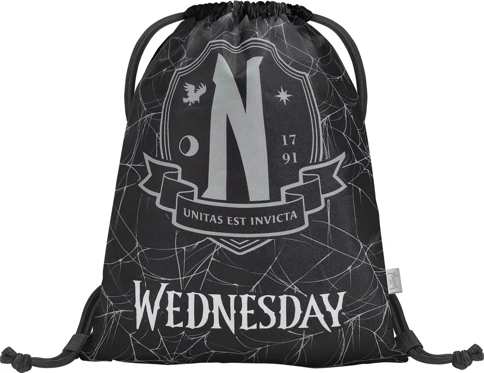 baagl-sac-gym-wednesday-nevermore-lavable image 1