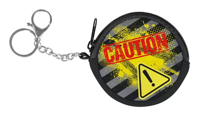 baagl-caution-portefeuille-enfant-rond-avec-mousqueton image 1