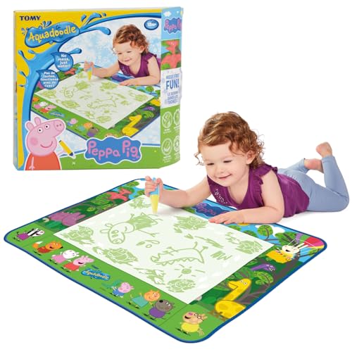 aquadoodle-mini-mat-peppa-pig-tapis-dessin-eau-dinosaures-75x55-cm image 6